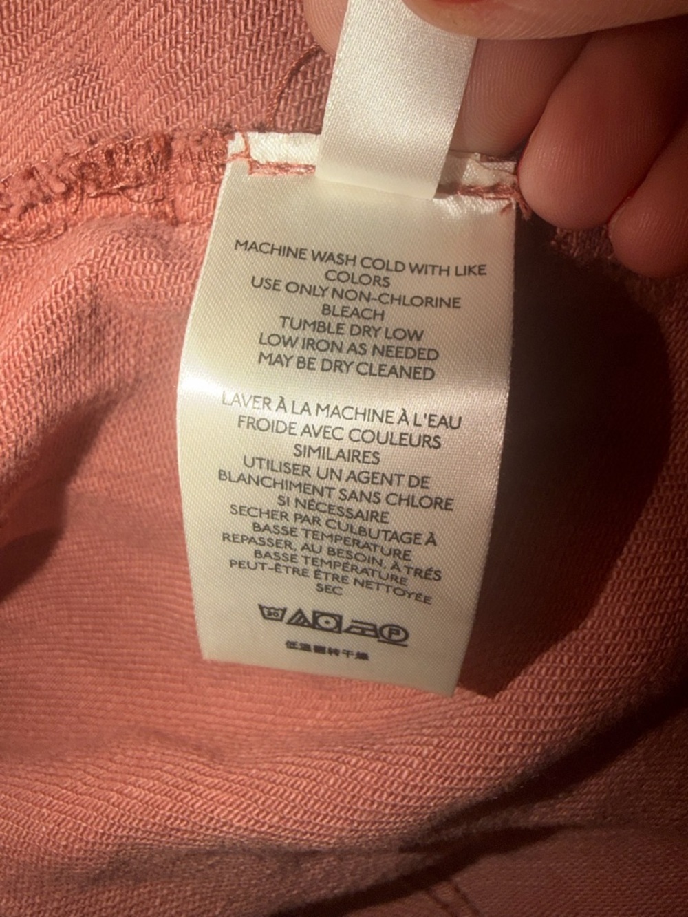 Free People Rust-Pink Long Trench Coat with Belt - Picture 4 of 5